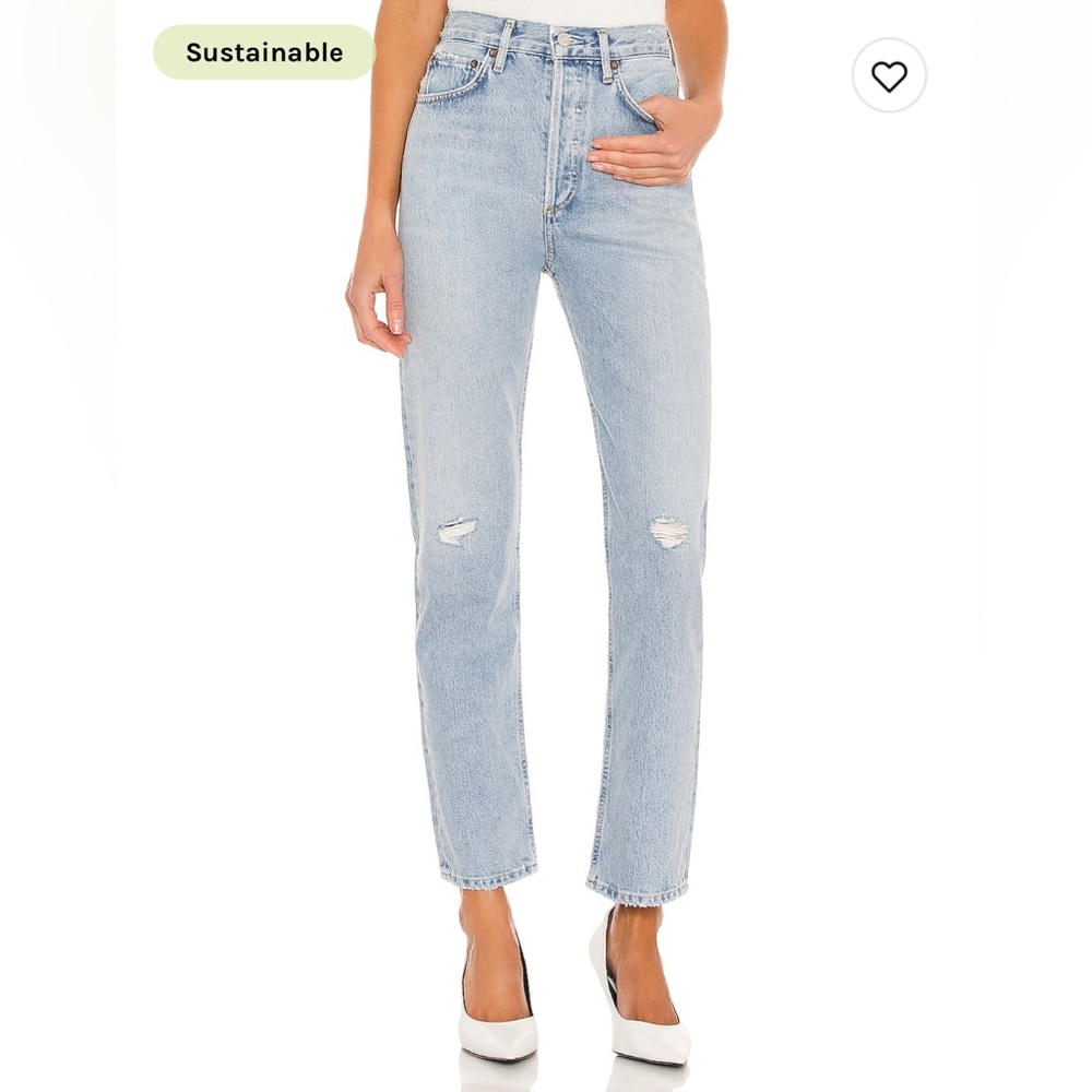 90s pinch waist agolde jeans